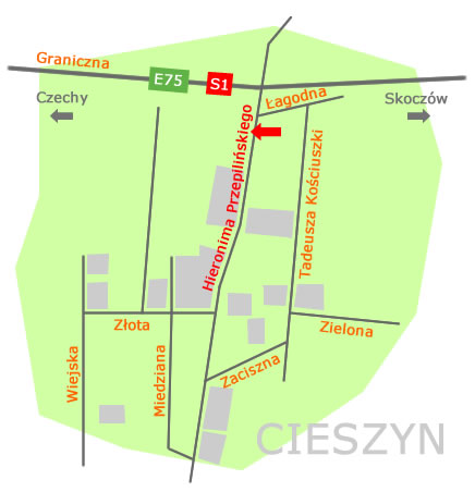 mapka dojazdu